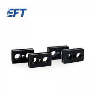 EFT農薬散布ドローンシール部品 24*14*6/3 穴/50°/4 個 E シリーズ農薬散布ドローン用
