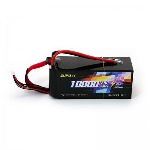 DUPU 6S 22.2V 10000mah 25C Li-po バッテリー XT90/AS150 農薬散布ドローン 産業ドローン用 - XT90