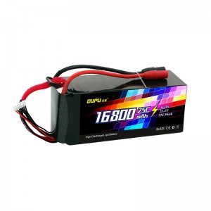 DUPU 6S 22.2V 16800mah 25C Li-po バッテリー XT90/AS150 農薬散布ドローン 産業ドローン用 - XT90