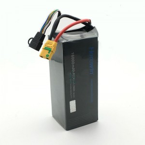 Herewin 16000mAh 20C 22.2V 6S リポバッテリー 農薬散布ドローン 大型ドローン用 税込 - XT90-S