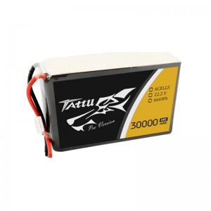 Tattu 6S 30000mAh 25C 22.2V リポバッテリーG-TECH版 大型マルチコプター産業ドローン プラグ付き - XT90S