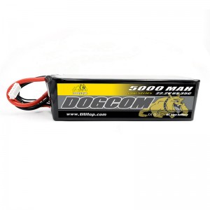 DOGCOM 5000mAh 6S 22.2V 35Cリポバッテリー
