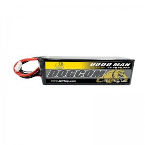DOGCOM 6000mAh 35C 6S 22.2V リポバッテリー