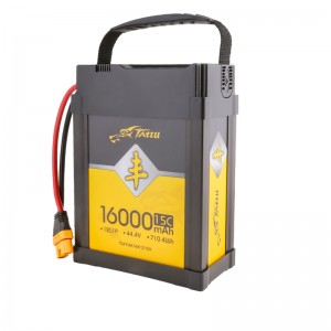Tattu 12S1P 44.4V 16000mah 25C バッテリー「豊」シリーズ AS150Uコネクター 