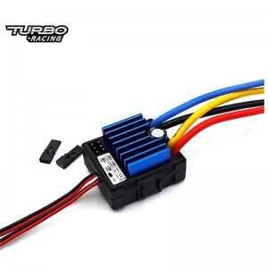 Turbo Racing ラジコンカー用Brushed ESC スピードコントローラー 60A 1:10/1:12/1:16RCカー用 防水防塵