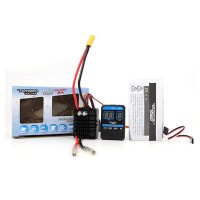 Turbo Racing RCカー用Brushed ESC スピードコントローラー 80A 1:10/1:8ラジコンカー用 防水防塵