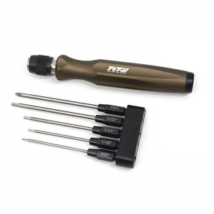 RTW 5in1 高級六角プラスドライバー H1.5/H2.0/H2.5/H3.0mm/PH1