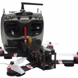 ARRIS X-Speed 250B V3.0  FPV レーシングドローンミニクワッドコプター RTF AT9S 送信機付き - Mode1(右手スロットル)