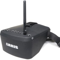 ARRIS EV800D 5inch 800 x 480 FPV ゴーグル 5.8G 40CH レースバンド受信機付き デュアルアンテナDVR付き