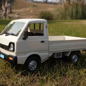 WPL D12 1/10スケール 軽トラ RCカー 2WD 二輪駆動 カーモデル シミュレーション - White