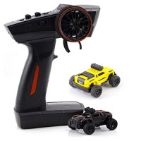 Turbo Racing ターボレーシング 1:76ミニRCカー オフロード モンスタートラックC81 7km/h クローラー 操作時間30分 2.4GHz技適認証済み リモコントラック 比例制御 SUV車おもちゃ RTRセット