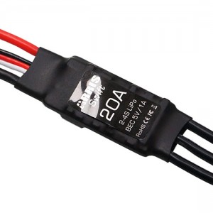 ARRIS Swift シリーズ BLHeli 20A 2-4S BEC 5V/1A ブラシレス ESC ミニRC マルチコプター用