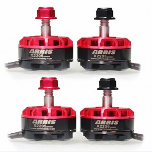 ARRIS X2205 2300KV V2 ブラシレスモーター(CW 2個+CCW 2個)