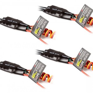 4個～Emax BLHeli 12A 2-4S ブラシレス ESC  FPV RC マルチコプター用