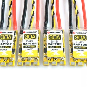 Flycolor Raptor BLS Pro BLHeli_S 30A DSHOT 2-4S ブラシレス ESC (4 PCS)