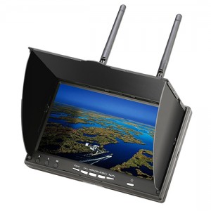 ARRIS 5.8G 7インチ 800*480 無線FPV空撮用モニター 40CH DVR機能あり/なし選択可能 - DVR機能付き（KA0017）