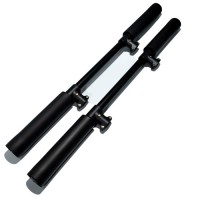 ARRIS G410/G610/G616ドローン用 着陸スキッドパイプ 20*600ｍｍ/2pcs 脚ゴム付き