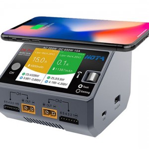 HOTA D6 Pro AC200W DC650W 15A デュアルポートスマートバッテリー充電器　1-6S LipoNiMHバッテリー