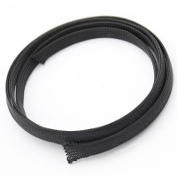 ARRIS ケーブル保護チューブ 編組スリーブ ナイロンタイト PET拡張可能な絶縁被覆 外径８/10/12mm 長さ1M 黒色