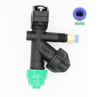 農業散布ドローン用の噴霧ノズル噴口 8mm 出口一つ 015ノズル（扇形）