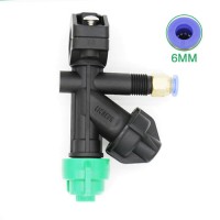 農業散布ドローン用の噴霧ノズル 噴口 6mm 出口一つ  015ノズル（扇形）