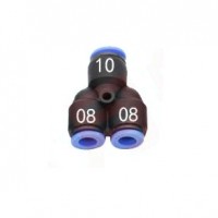 Y形 農薬散布機用の水管ジョイント 異径ジョイント 変換アダプター10mm-8mm