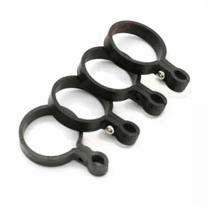 8字 薬液チューブ 用固定クランプクリップPU給水管ホルダー 40MM(10pcs)