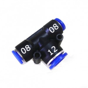 T形 農薬散布機用の水管ジョイント 変換アダプター12mm-8mm-8mm