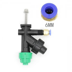 農業散布ドローン用の噴霧ノズル ネジ式噴口 6mm 出口一つ 015ノズル（扇形）