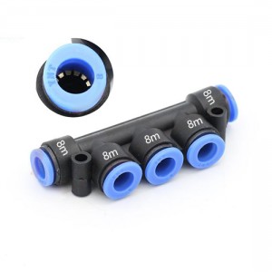T形 農薬散布機用の水管ジョイント ト 変換アダプター8mm-8mm-8mm-8mm
